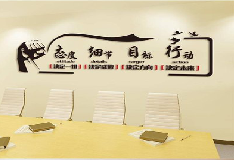 天峨企业文化墙主要展示什么？