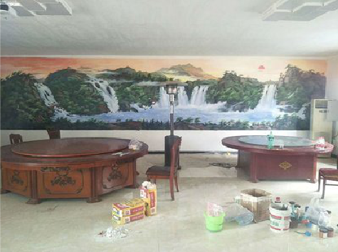 天峨墙绘-写实风景