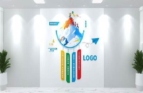 天峨公司企业形象墙的工艺材料有哪些？