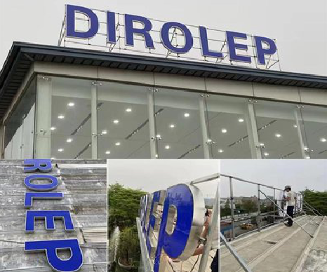 天峨楼顶发光字安装的注意事项。